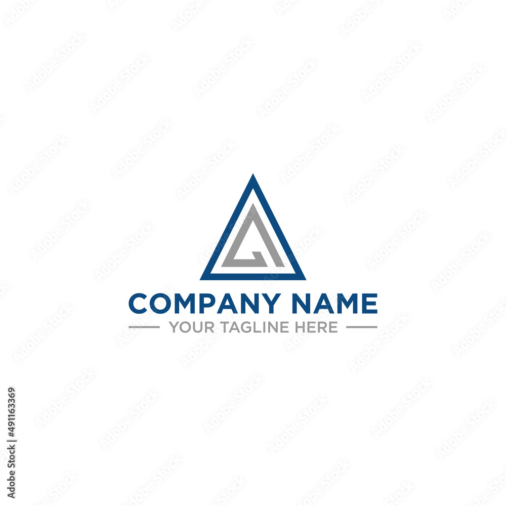 AG, G, and A Initial Logo Design AG, G, and A Initial Logo Design