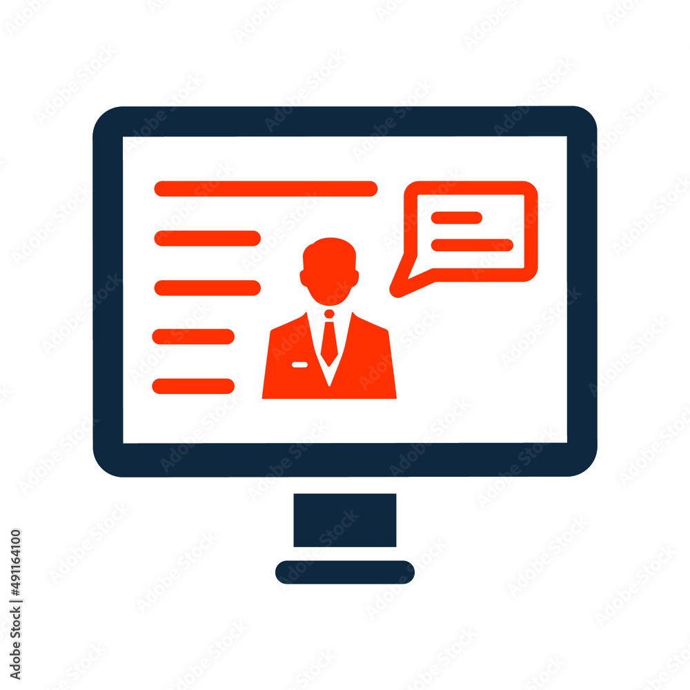 computer, chat, conversation icon. Simple flat design concept. computer, chat, conversation icon. Simple flat design concept.