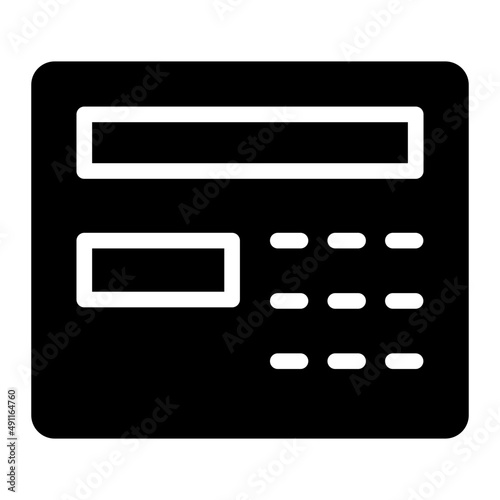 cash withdrawal glyph icon