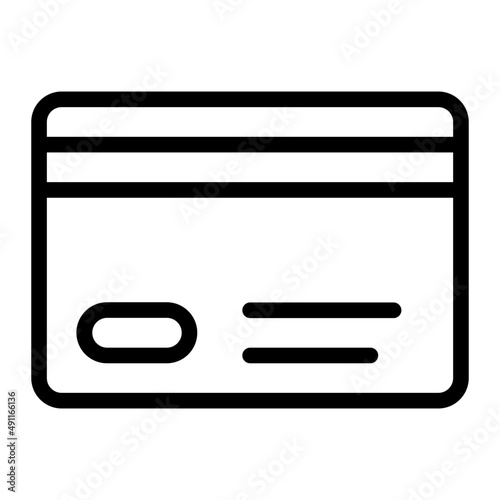credit card line icon © Nur Achmadi Yusuf