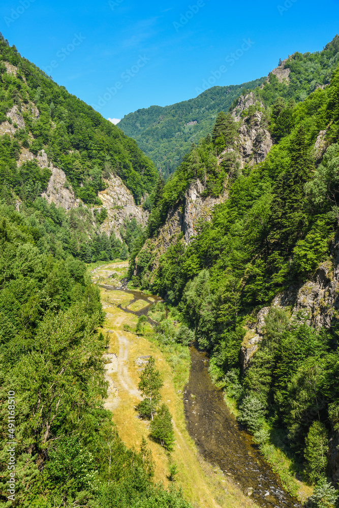 Mountain landscape Transfagarasan, Romania