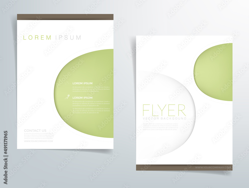 Header flyer business brochure vector graphic with space for text and message design Header flyer business brochure vector graphic with space for text and message design