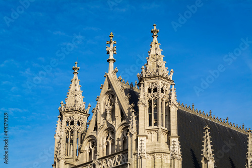 Église Notre-Dame du Sablon (Our Blessed Lady of the Sablon Church) , Brussels, Belgium 