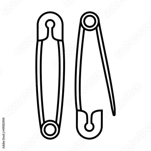 Images of icons of items for sewing