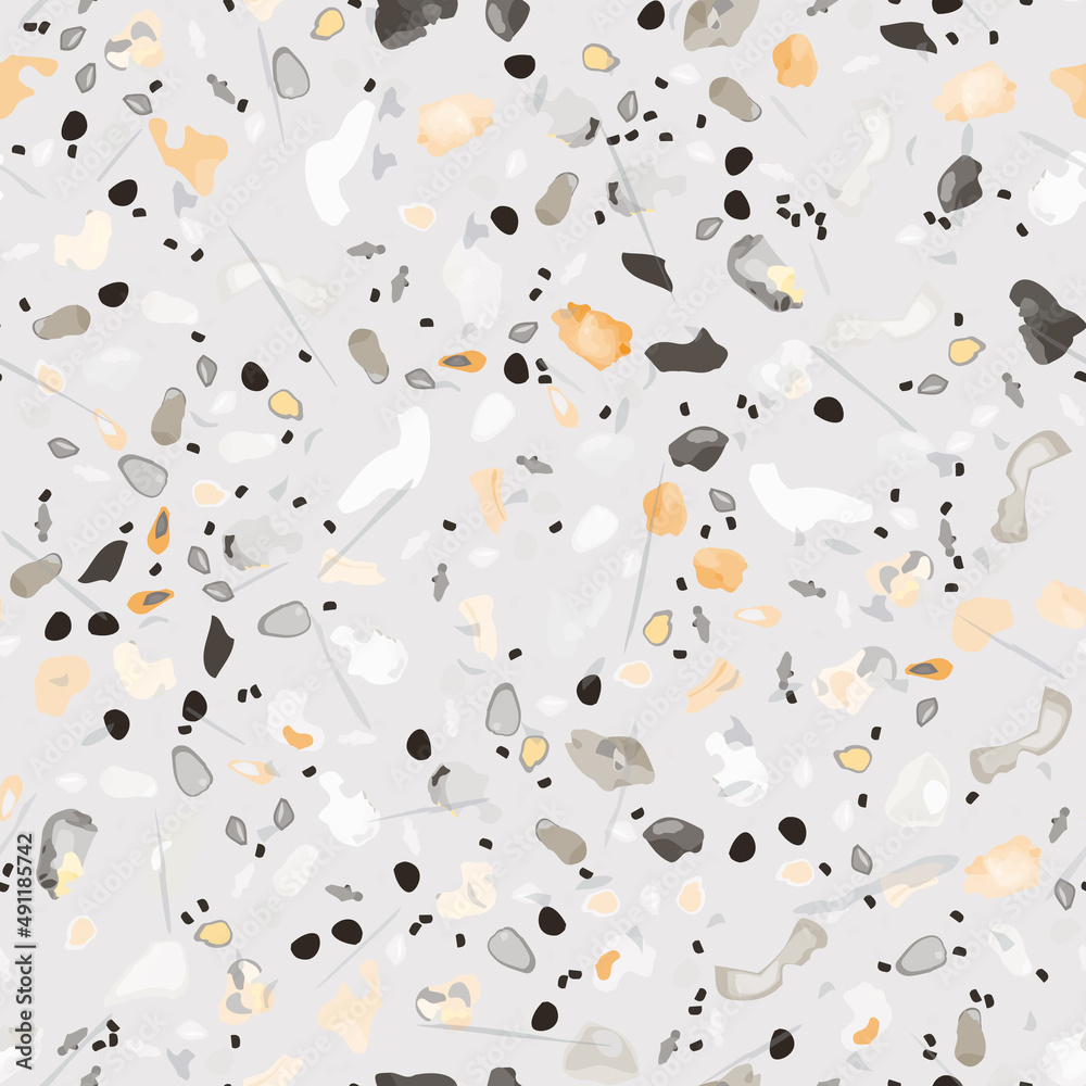 Terrazzo Texture Vector. Flooring Seamless Pattern Terrazzo Texture Vector. Flooring Seamless Pattern