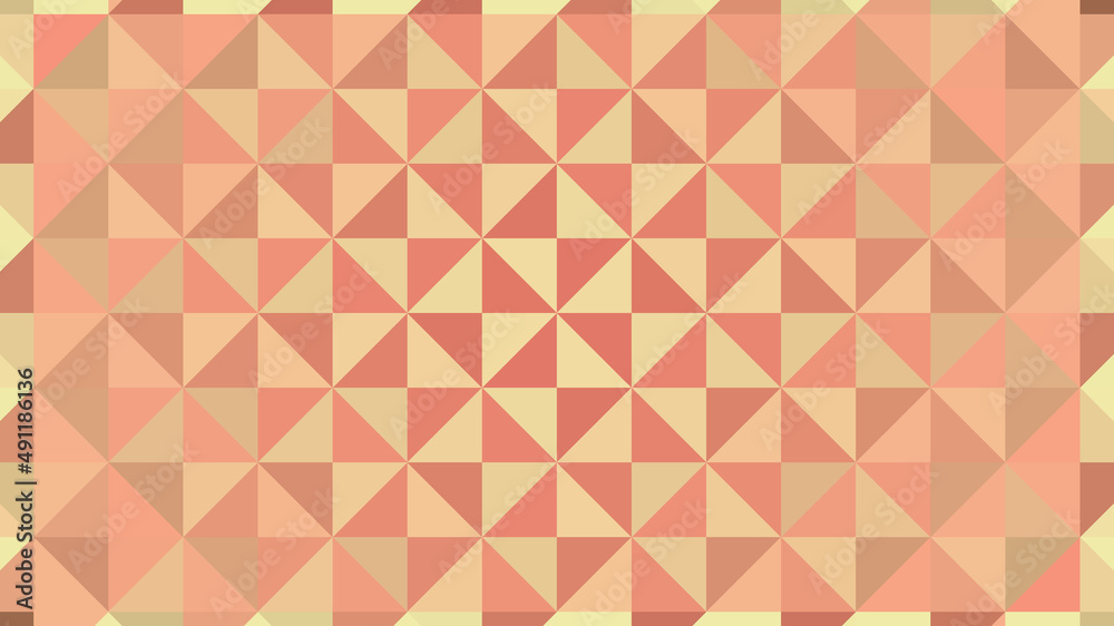 Pink segmented background. Triangular pixelation. Color texture. Pink segmented background. Triangular pixelation. Color texture.