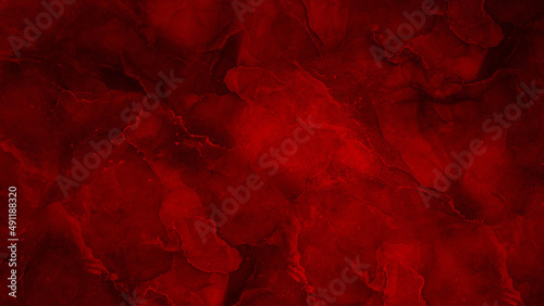 Luxurious red marble texture in artistic pattern with high resolution for background and design art work.