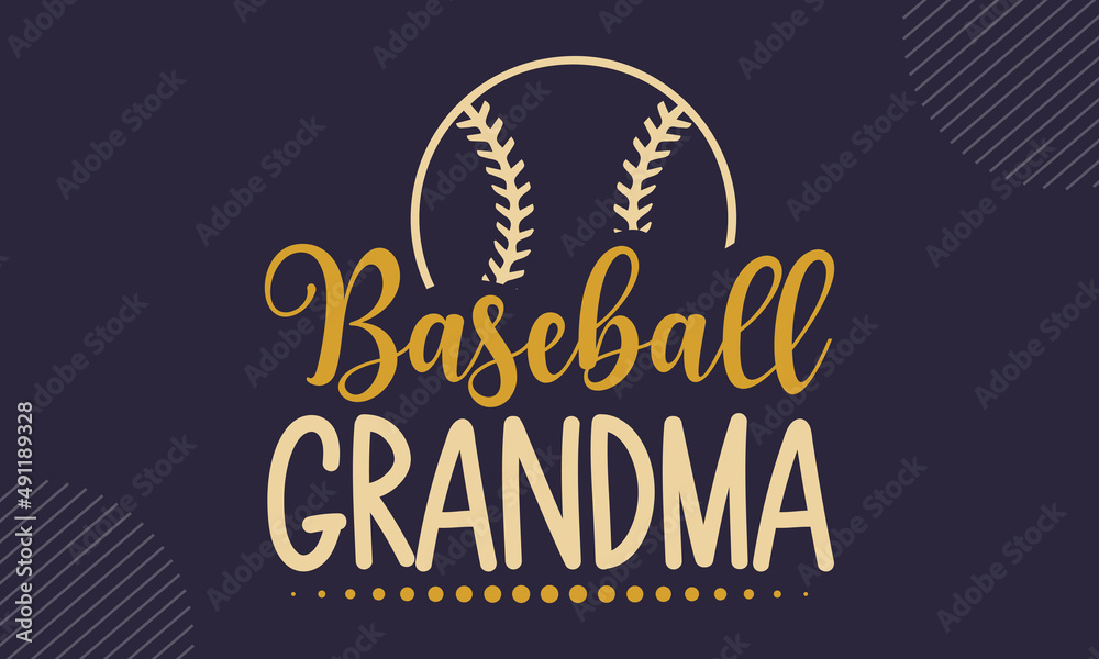 Baseball grandma Baseball shirt design, svg eps Files for Cutting