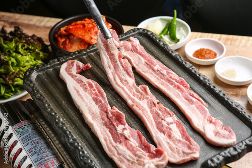 삼겹살  Pork belly, korean's bbq
