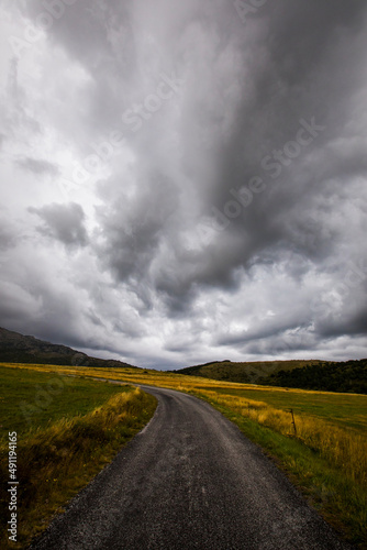 Sunset and dramatic clouds in Cerdanya, Pyrenees, Spain © Alberto Gonzalez 