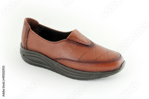 Leather and comfortable women s shoes.