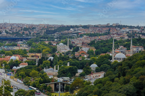 Golden Horn - Istanbul, 12 September 2021, Istanbul Photo view of the Golden Horn (Halic) taken from the pierloti hill, Golden Horn - Istanbul