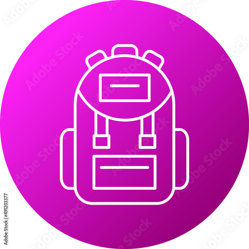 Bagpack Icon Style