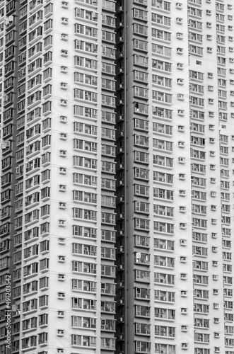 High rise residential building in Hong Kong city