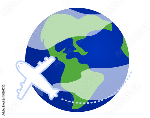 世界旅行のイメージイラスト