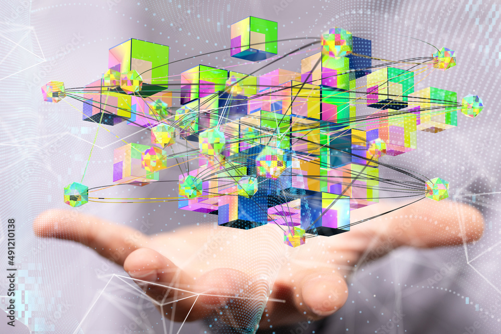 Futuristic wave, Futuristic data stream Futuristic wave, Futuristic data stream