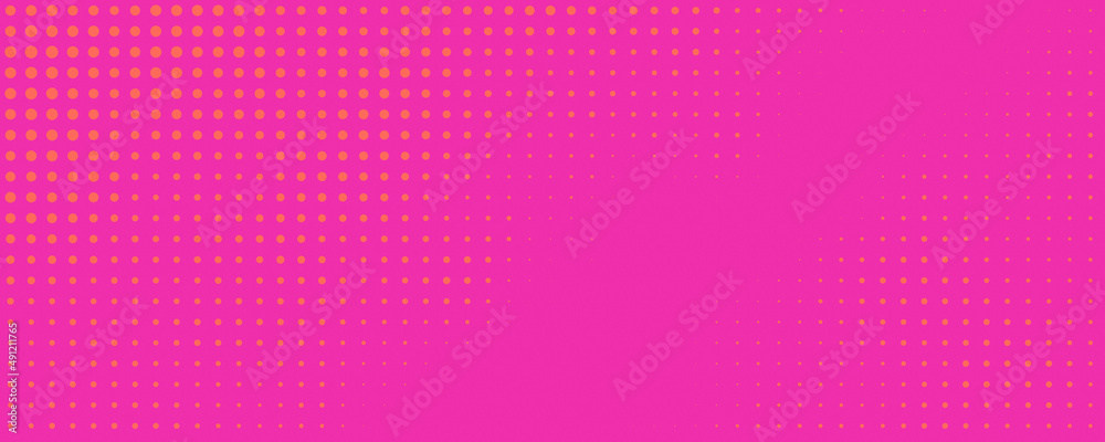 pink background with halftone dots pink background with halftone dots