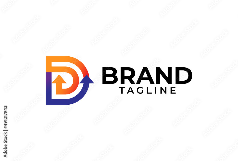 Initial D Arrow Logo. letter D with two arrow combination. usable for logistic, finance and company logos, vector illustration
Initial D Arrow Logo. letter D with two arrow combination. usable for logistic, finance and company logos, vector illustration