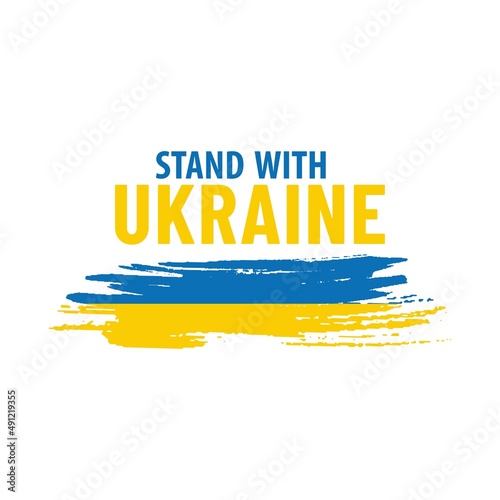 Stand with Ukraine. Stop war in Ukraine. Stop russion agression