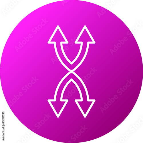 Opposite Arrow Icon Style