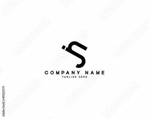 js logo design template illustration vector