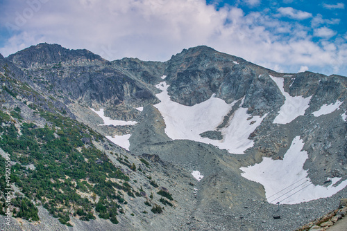 Whistler mountains in summer season, Canada.