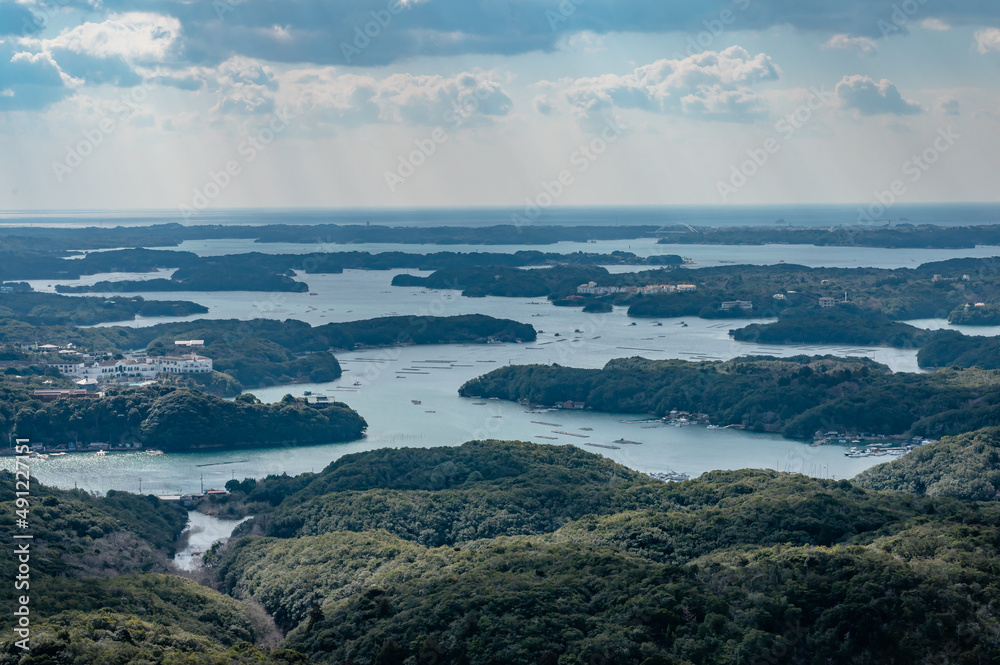 志摩の風景 横山展望台より 志摩の風景 横山展望台より