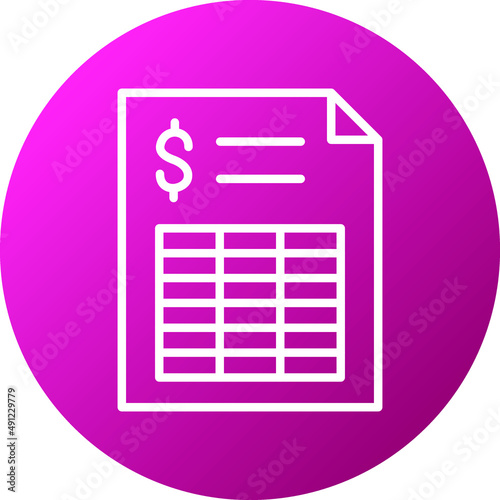 Spreadsheet Icon Style