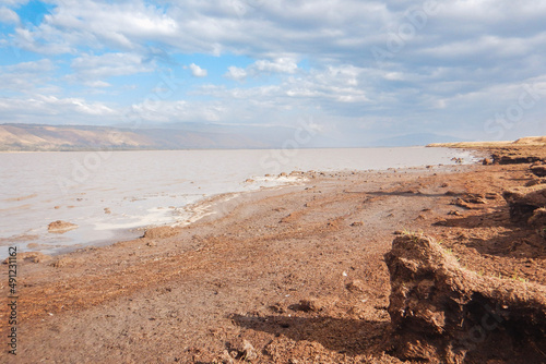 Scenic view of Lake Olbolosat in Nyahururu, Central Kenya photo