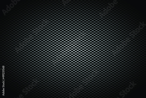 Black carbon metal grid background