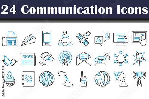 Communication Icon Set