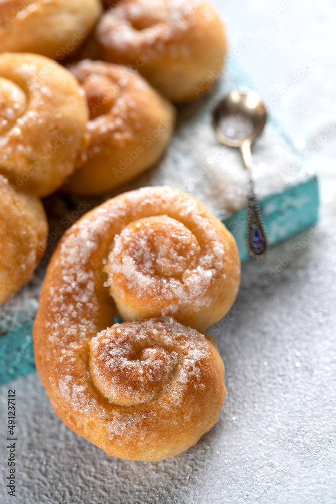 Biscuit. Delicious cottage cheese cookies. High quality photo