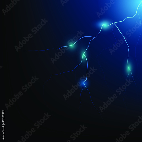 lightning in the night sky,Thunder strom