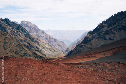 landscape in the andes