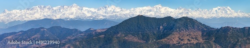 Mount Chaukhamba Himalaya mountain panorama India