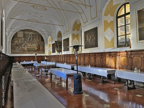 Konstfotografi Napoli, Refettorio del Monastero di San Gregorio Armeno