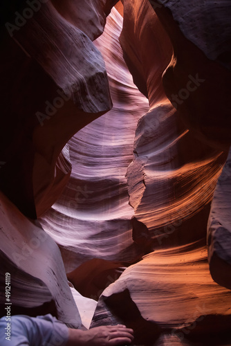 Colorful Abstraction in Stone from Antelope Canyon