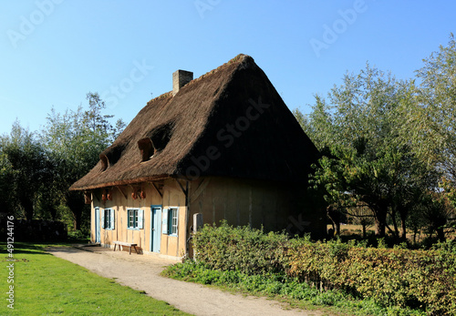 lovely ancient yellow farmhouse, Bokrijk, Belgium