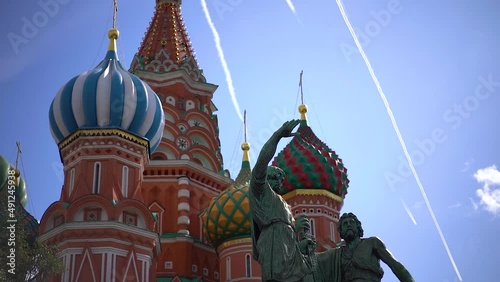 Saint Basil's Cathedral in Red Square, Moscow, Russia