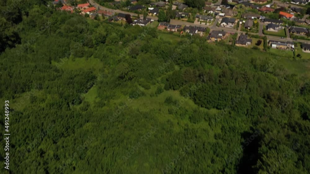 Aerial town Frederikshavn North Jutland Denmark Aerial town Frederikshavn North Jutland Denmark