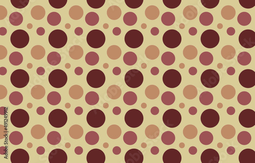 polka dot vintage seamless pattern