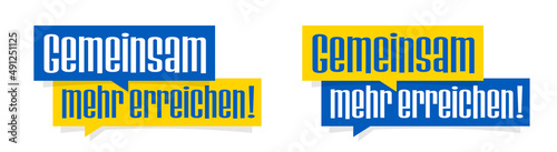 Gemeinsam mehr erreichen !