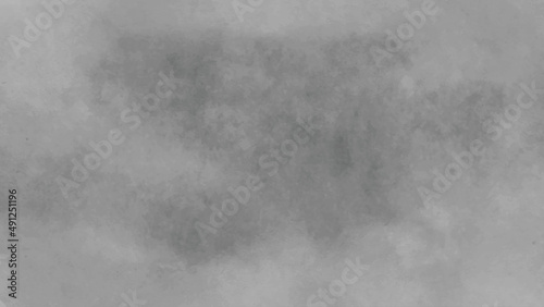 Grunge grey shades watercolor background. Abstract black and white ink effect water color illustration. Monochrome smeared gray aquarelle painted paper textured canvas for design