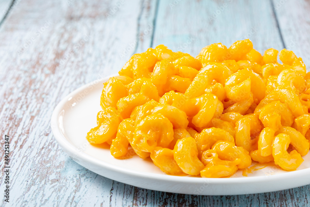 Mac and cheese, typical American food. Mac and cheese, typical American food.