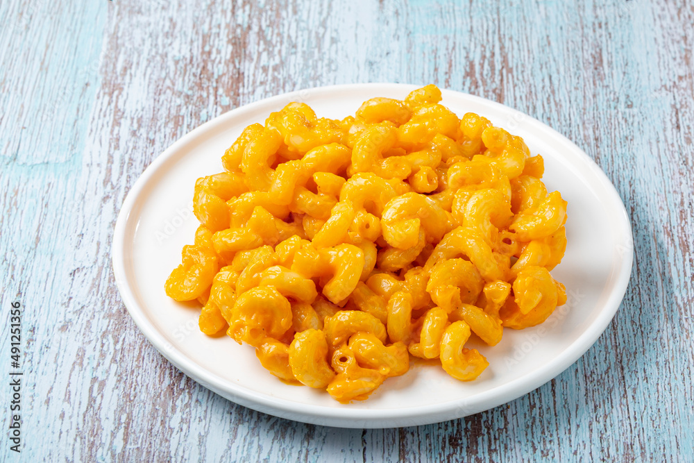 Mac and cheese, typical American food. Mac and cheese, typical American food.