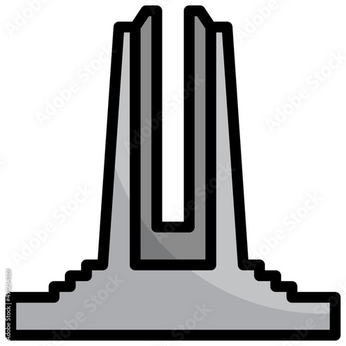 MONUMENT glyph icon
