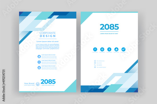 Template vector design for Book cover, Brochure, Annual Report, Magazine, Poster, Corporate Presentation, Portfolio, Flyer, layout.

