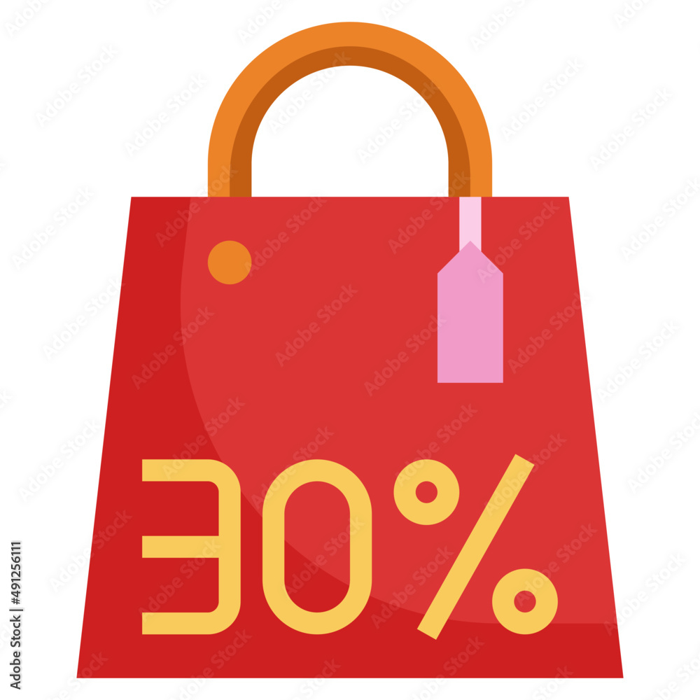 SHOPPING BAG5 flat icon SHOPPING BAG5 flat icon