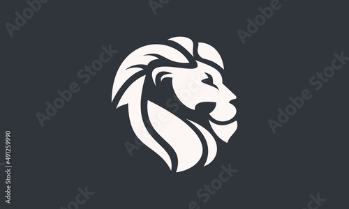 Wallpaper Mural lion black and white logo Torontodigital.ca