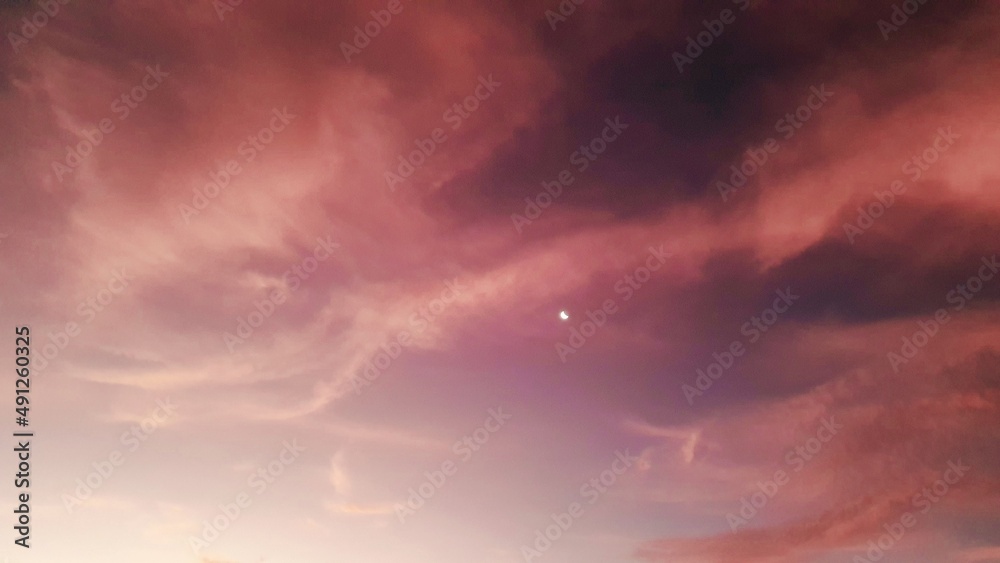 Obraz premium blue sky with clouds